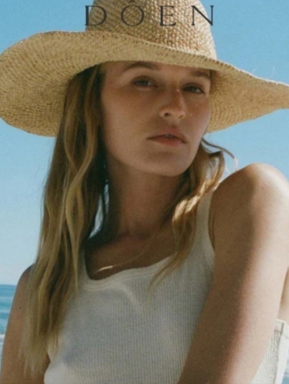 Doen Raffia Sun Hat - Picture 2 of 4
